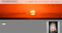 Desktop Screenshot of bernadettesunset.com